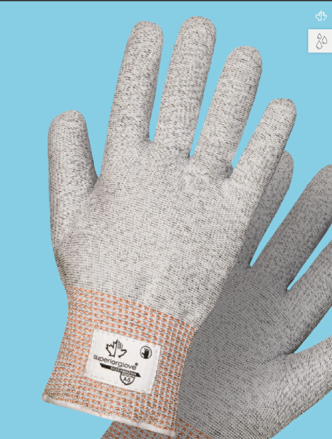 Superior Glove® Sure Knit™ S13SXBHZ A6 Cut Food Glove